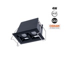 Recessed linear LED downlight 4W - UGR18 - CRI90 - OSRAM Chip