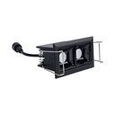 Recessed linear LED downlight 4W - UGR18 - CRI90 - OSRAM Chip
