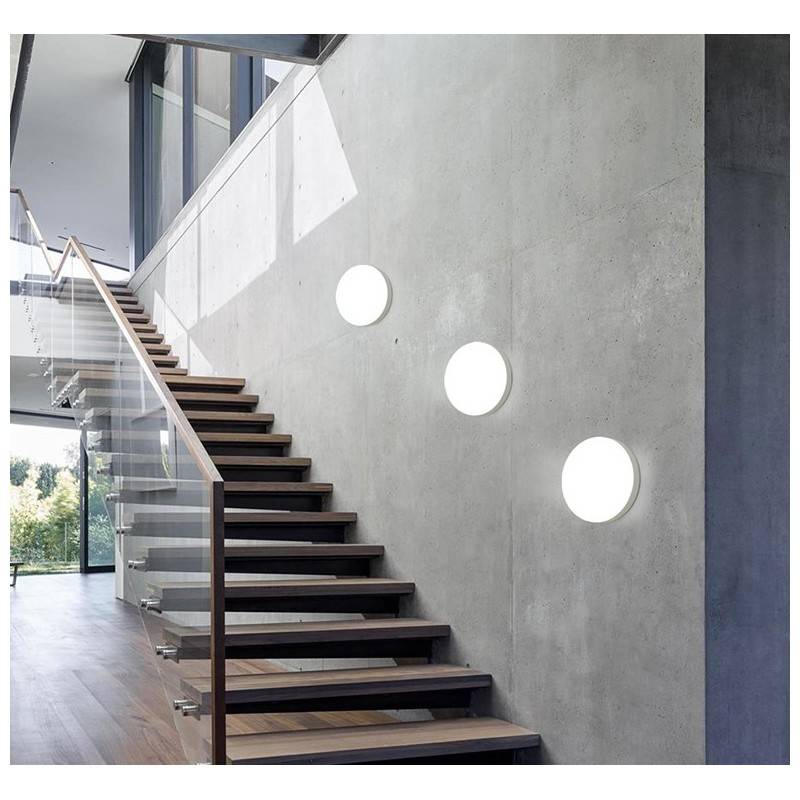 Waterproof circular LED ceiling lamp white 24W CCT - 2400lm - IP65