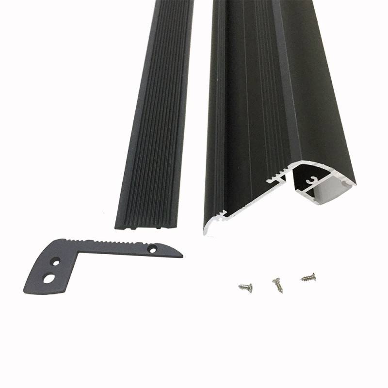 Profile LED strip for stairs - 65X27.5mm - With diffuser - 2 meters