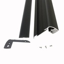 Profile LED strip for stairs - 65X27.5mm - With diffuser - 2 meters