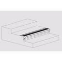 Profile LED strip for stairs - 65X27.5mm - With diffuser - 2 meters