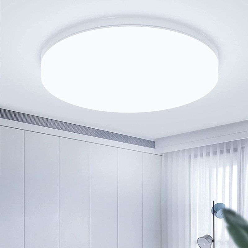 Waterproof circular LED ceiling lamp white 24W CCT - 2400lm - IP65