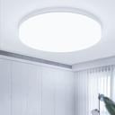 Waterproof circular LED ceiling lamp white 24W CCT - 2400lm - IP65