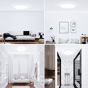 Waterproof circular LED ceiling lamp white 24W CCT - 2400lm - IP65