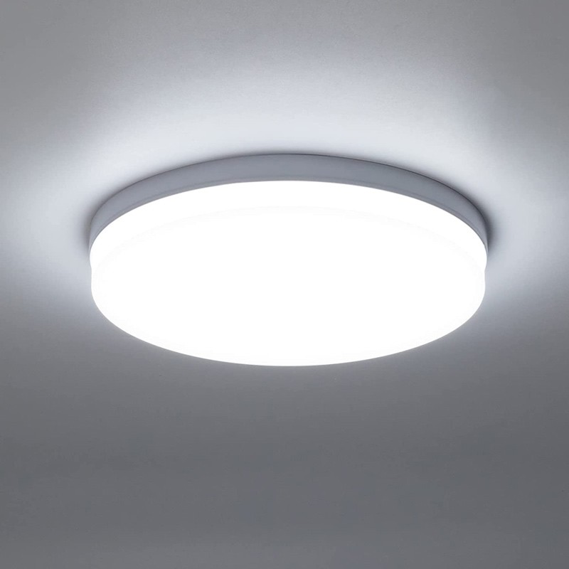 Waterproof circular LED ceiling lamp white 24W CCT - 2400lm - IP65