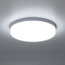 Waterproof circular LED ceiling lamp white 24W CCT - 2400lm - IP65