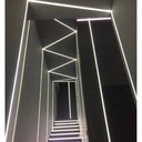 180º Connector for Plaster/Pladur Integration Profile for LED Strip