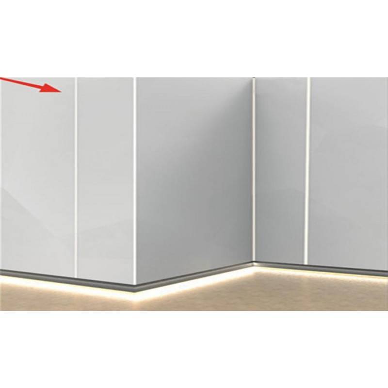 180º Connector for Plaster/Pladur Integration Profile for LED Strip
