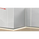 180º Connector for Plaster/Pladur Integration Profile for LED Strip