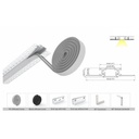 180º Connector for Plaster/Pladur Integration Profile for LED Strip