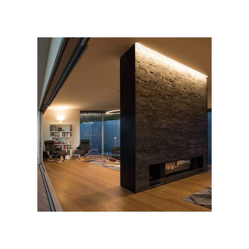 Profile for LED strip integration Plaster/Pladur 96x35 Trimless Bottom/Up Corner (2m)
