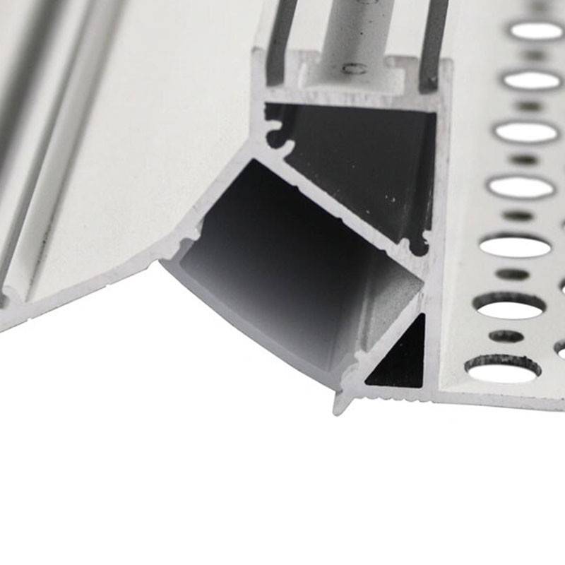 Profile for LED strip integration Plaster/Pladur 96x35 Trimless Bottom/Up Corner (2m)