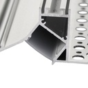 Profile for LED strip integration Plaster/Pladur 96x35 Trimless Bottom/Up Corner (2m)