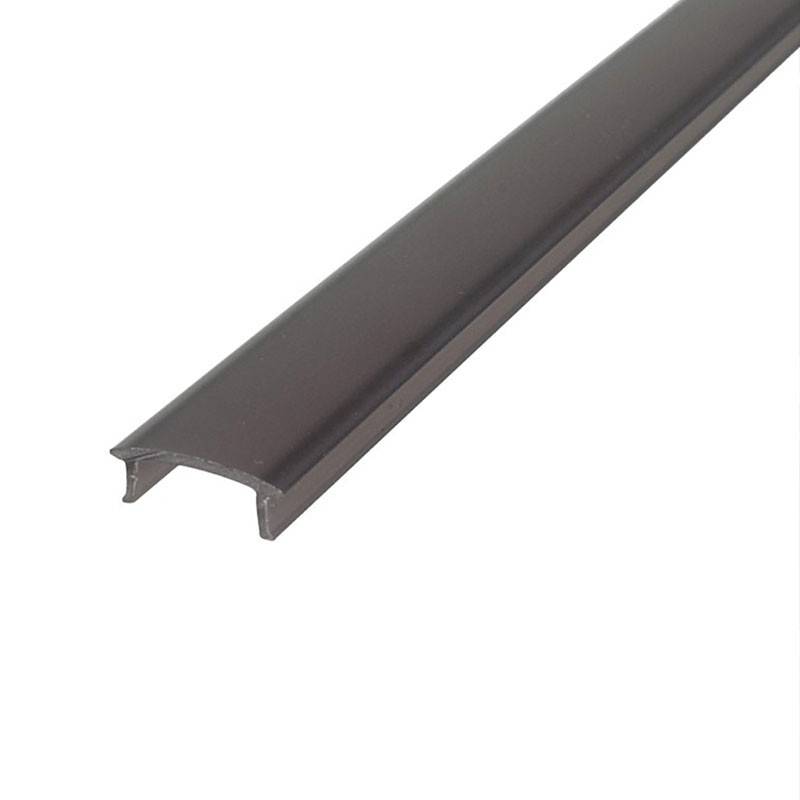 Black Diffuser for 17mm (2m) LED strip profiles