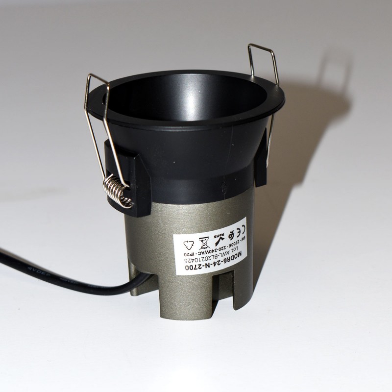 Recessed LED spotlight "KOPPA"-  6W - 15º Optics - Cutout Ø 65mm - Low UGR