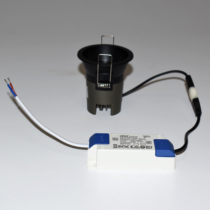 Recessed LED spotlight "KOPPA"-  6W - 15º Optics - Cutout Ø 65mm - Low UGR