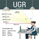 Recessed LED spotlight "KOPPA"-  6W - 15º Optics - Cutout Ø 65mm - Low UGR