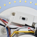 LED ceiling lamp ceiling type - Wood effect - CCT - Ø450mm - 28W