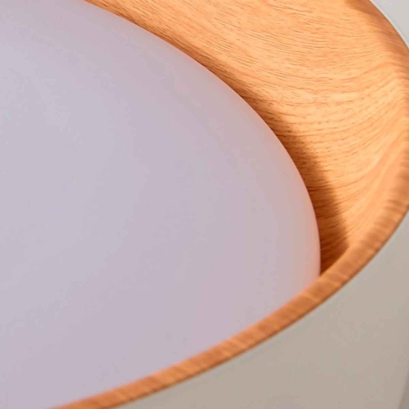 LED ceiling lamp ceiling type - Wood effect - CCT - Ø450mm - 28W