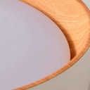 LED ceiling lamp ceiling type - Wood effect - CCT - Ø450mm - 28W