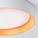 LED ceiling lamp ceiling type - Wood effect - CCT - Ø450mm - 28W