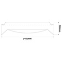 LED ceiling lamp ceiling type - Wood effect - CCT - Ø450mm - 28W