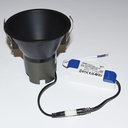 Recessed LED spotlight 11W "KOPPA"- Optics 15º - Cut Ø 100mm - Low UGR
