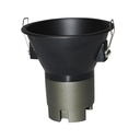 Recessed LED spotlight 11W "KOPPA"- Optics 15º - Cut Ø 100mm - Low UGR