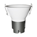 Recessed LED spotlight 11W "KOPPA"- Optics 15º - Cut Ø 100mm - Low UGR