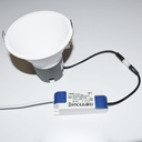Recessed LED spotlight 11W "KOPPA"- Optics 15º - Cut Ø 100mm - Low UGR