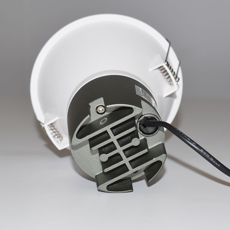 Recessed LED spotlight 11W "KOPPA"- Optics 15º - Cut Ø 100mm - Low UGR