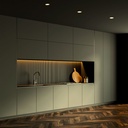Recessed LED spotlight 11W "KOPPA"- Optics 15º - Cut Ø 100mm - Low UGR