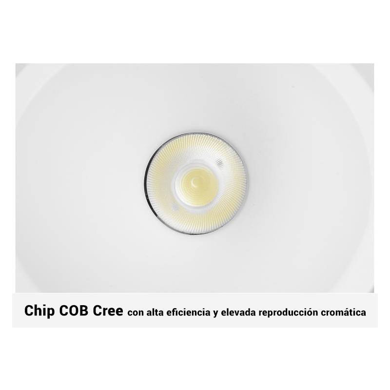 LED downlight 6W 24º Inclined "KOPPA".