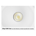 LED downlight 6W 24º Inclined "KOPPA".