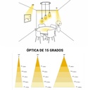 LED downlight 6W 24º Inclined "KOPPA".