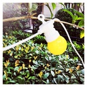Multicolor LED garland white wire 10 LED bulbs - 8 meters