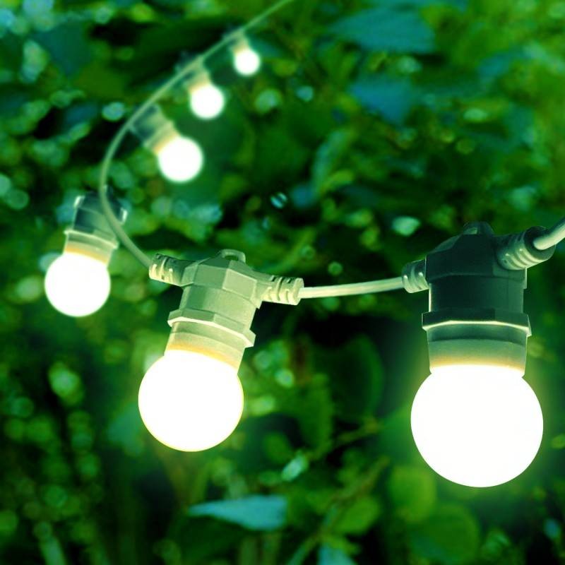 Decorative garland of 10 meters for outdoor interconnectable 10 meters