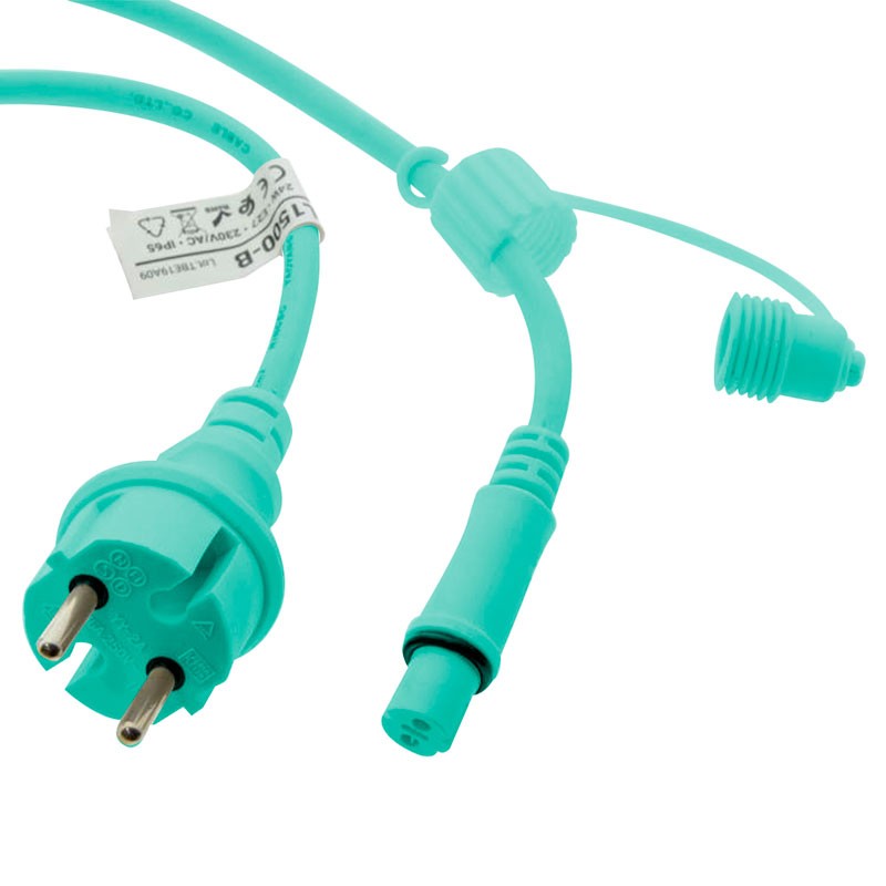 Decorative garland of 10 meters for outdoor interconnectable 10 meters