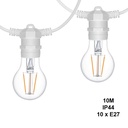 Decorative garland of 10 meters for outdoor interconnectable 10 meters