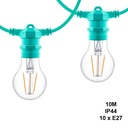Decorative garland of 10 meters for outdoor interconnectable 10 meters