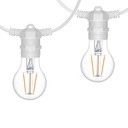 Decorative garland of 10 meters for outdoor interconnectable 10 meters