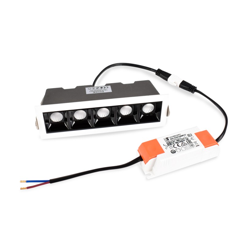 Recessed linear LED downlight - 10W - OSRAM Chip - UGR18