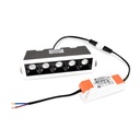 Recessed linear LED downlight - 10W - OSRAM Chip - UGR18