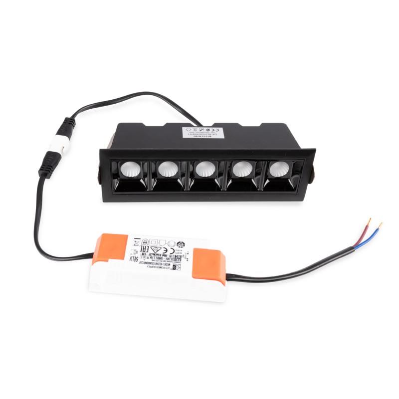 Recessed linear LED downlight - 10W - OSRAM Chip - UGR18