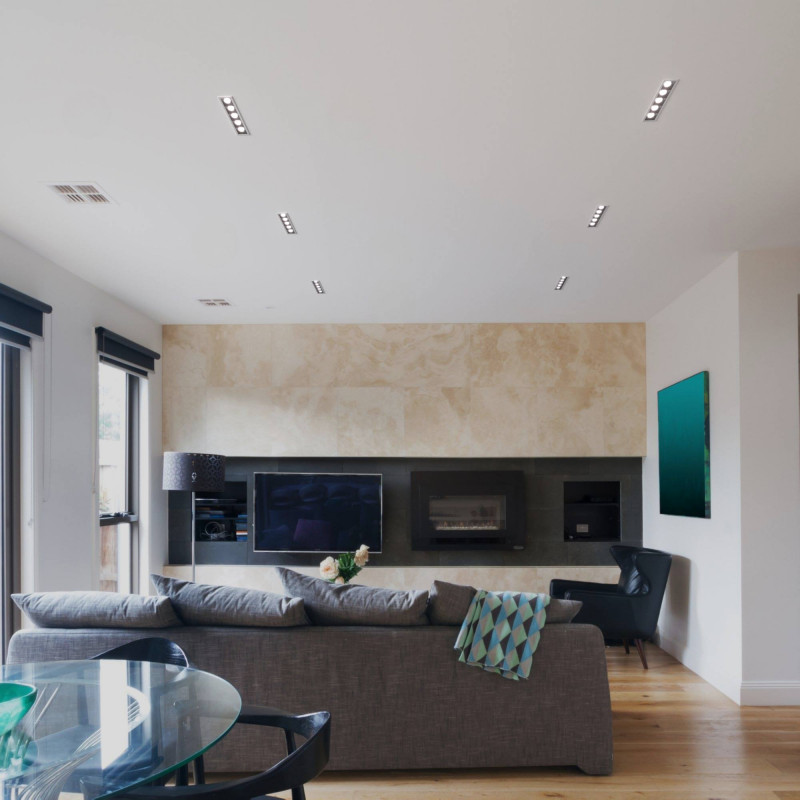 Recessed linear LED downlight - 10W - OSRAM Chip - UGR18