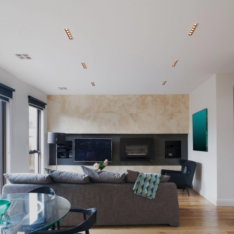Recessed linear LED downlight - 10W - OSRAM Chip - UGR18