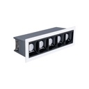 Recessed linear LED downlight - 10W - OSRAM Chip - UGR18