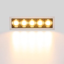 Recessed linear LED downlight - 10W - OSRAM Chip - UGR18