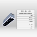 Recessed linear LED downlight - 10W - OSRAM Chip - UGR18